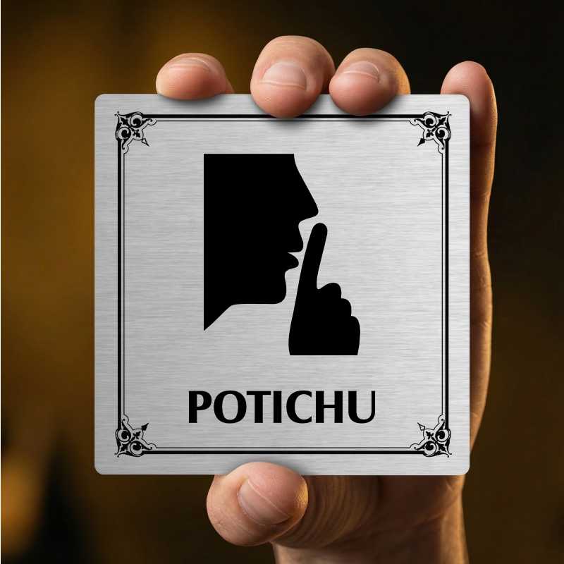 Potichu, 118x118mm, pergamen, Utah